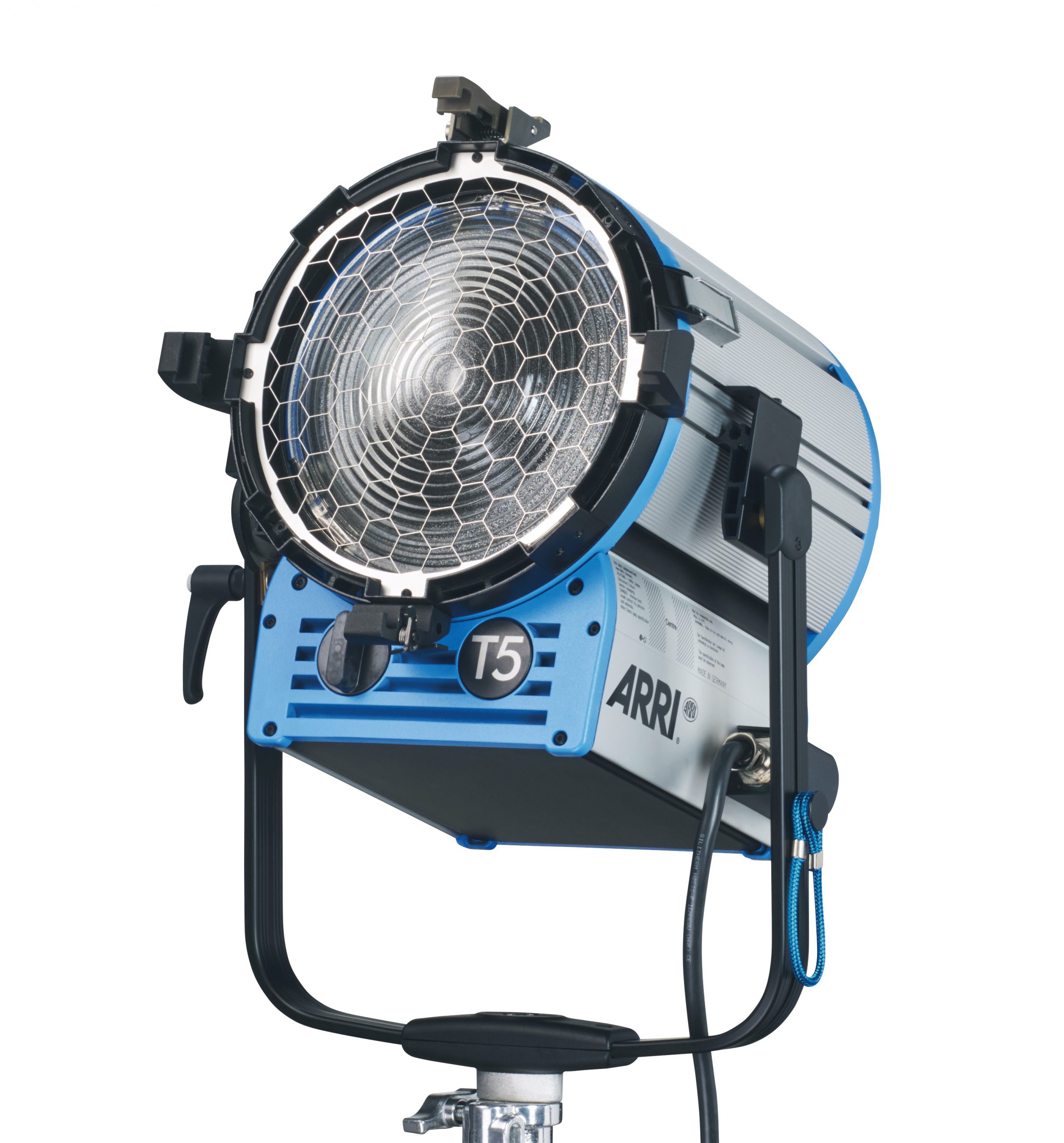 ARRI True Blue T5 MAN. 5000W, 4-Leaf Barndoor, Filter Frame