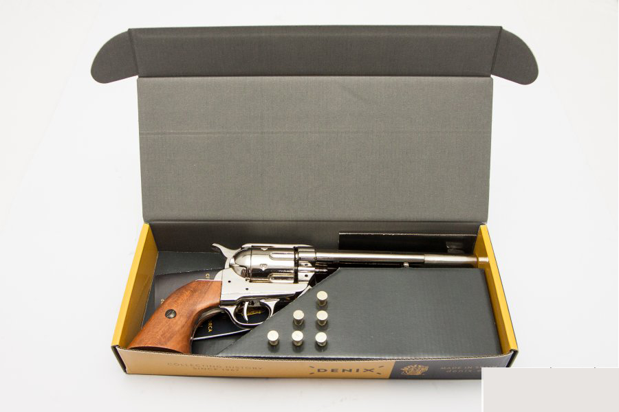 CAL.45 CAVALRY REVOLVER, WITH 6 BULLETS, USA 1873